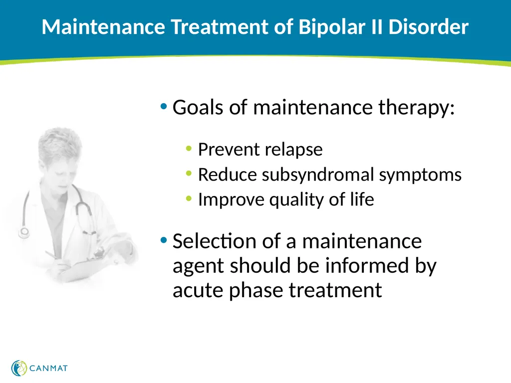 CANMAT and ISBD 2018 guidelines for the management - slide 19 of 21