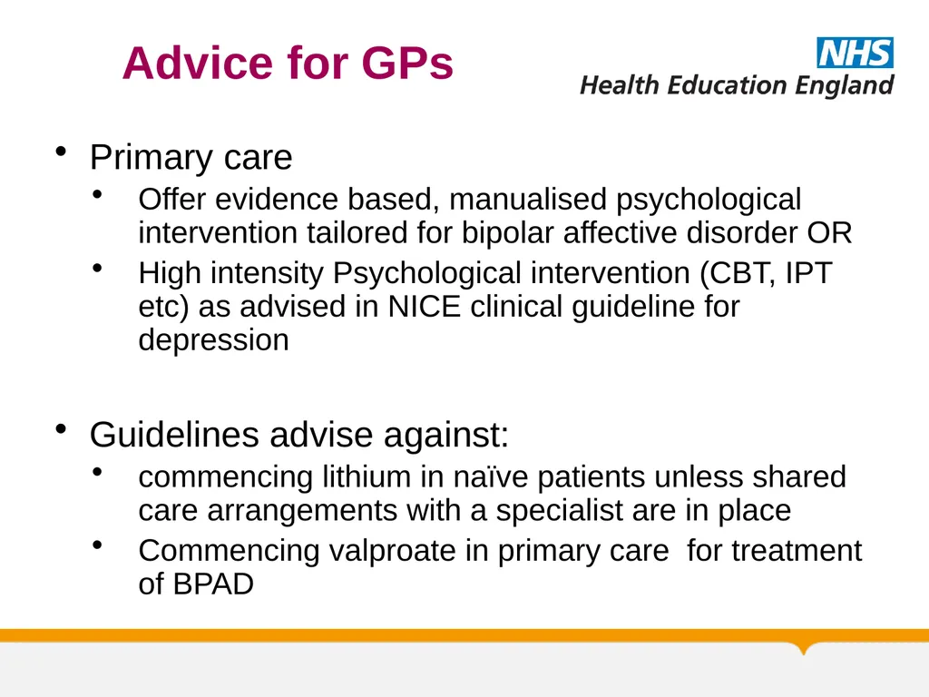 MRCPsych General Adult Module Bipolar Disorder- 3 - slide 14 of 38