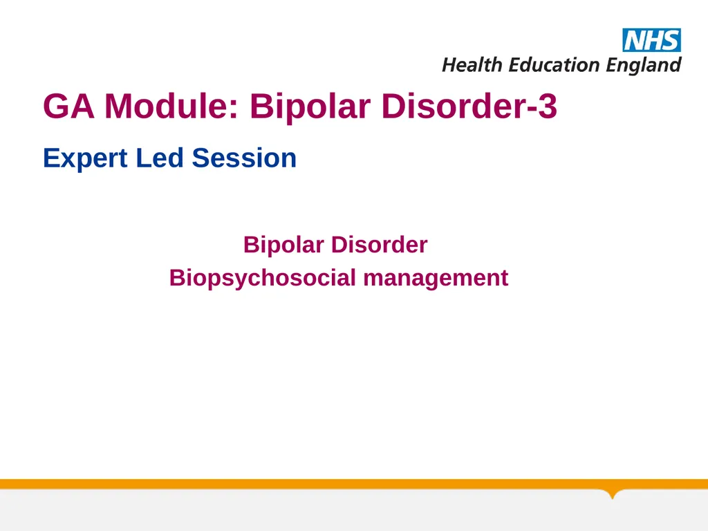 MRCPsych General Adult Module Bipolar Disorder- 3 - slide 4 of 38