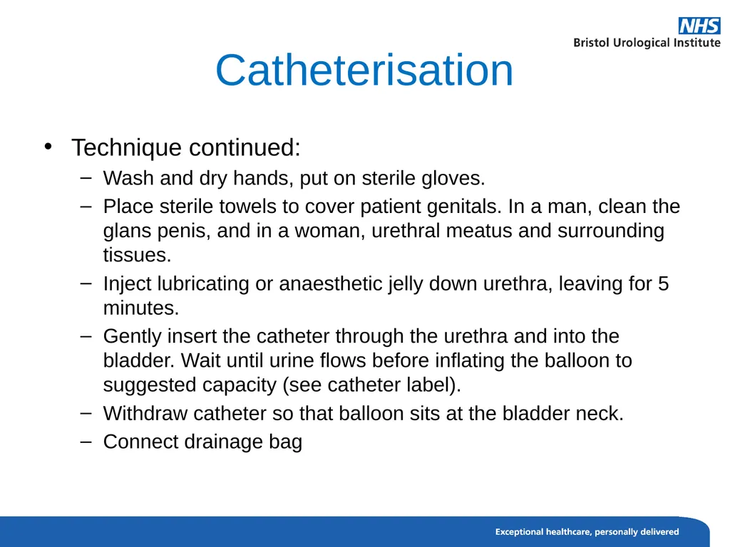 Urinary Retention Acute urinary retention This is - slide 10 of 13