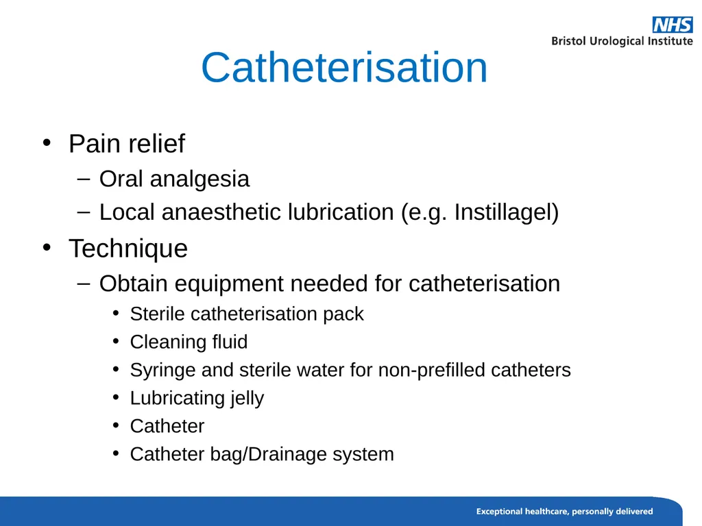 Urinary Retention Acute urinary retention This is - slide 9 of 13