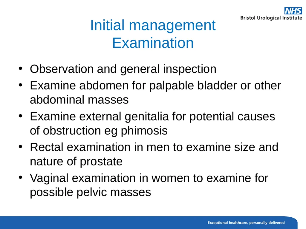 Urinary Retention Acute urinary retention This is - slide 8 of 13