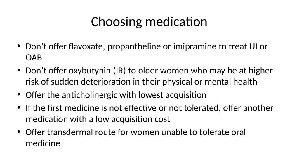 Overview with new draft NICE guideline updates - slide 18 of 30