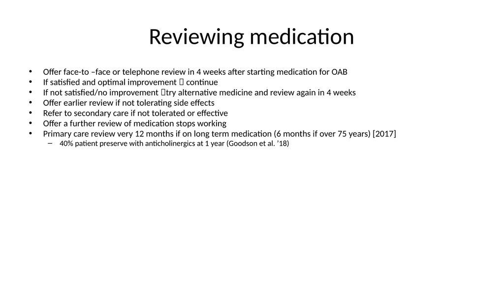Overview with new draft NICE guideline updates - slide 24 of 30
