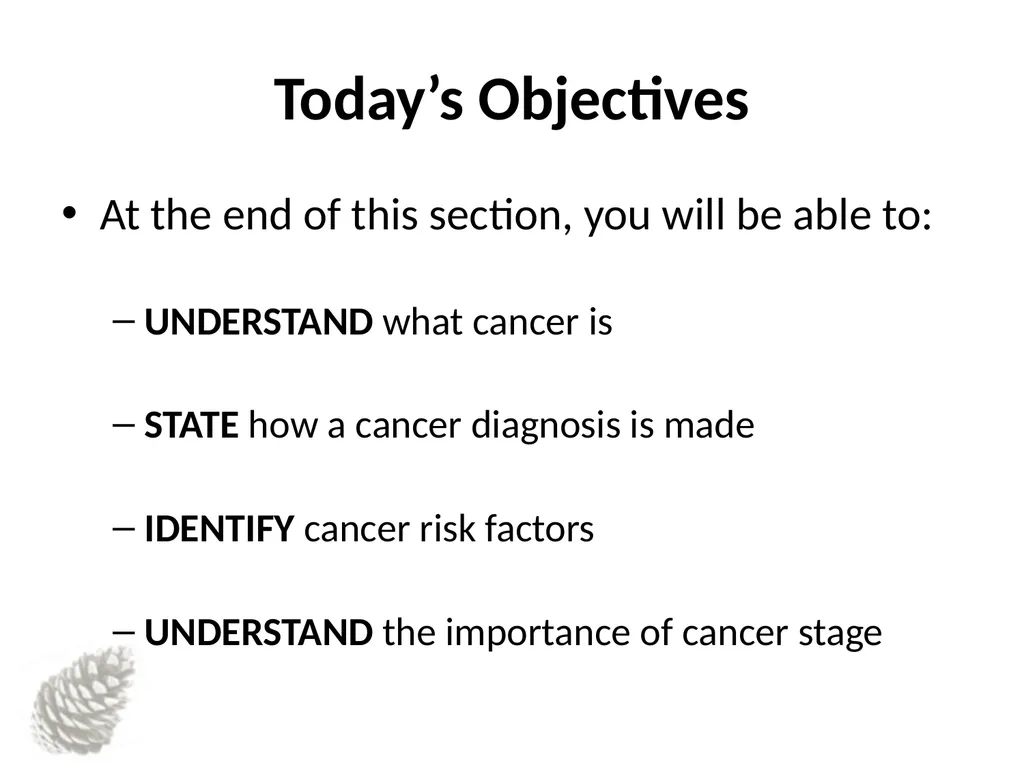 Understanding Cancer Basics Understanding Cancer - slide 3 of 17