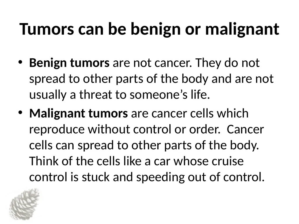 Understanding Cancer Basics Understanding Cancer - slide 8 of 17
