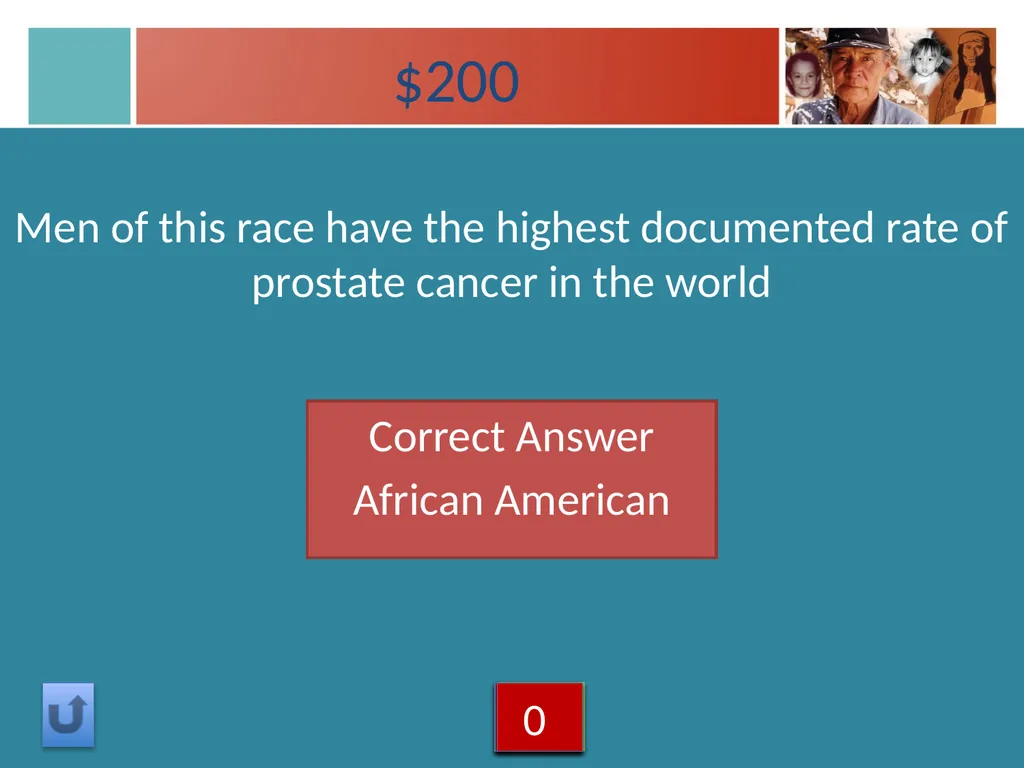 Cancer Types Jeopardy Instructions Click on the - slide 26 of 37