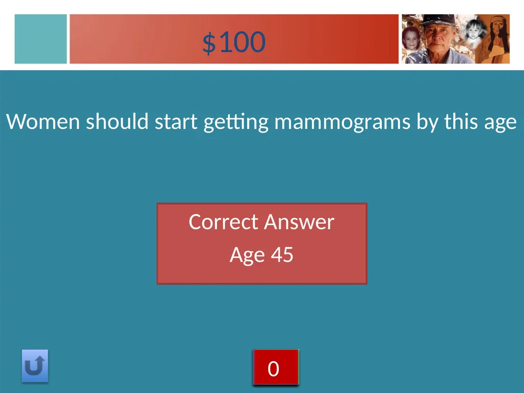 Cancer Types Jeopardy Instructions Click on the - slide 4 of 37