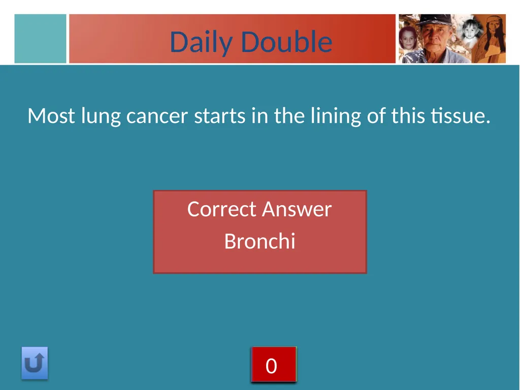 Cancer Types Jeopardy Instructions Click on the - slide 19 of 37