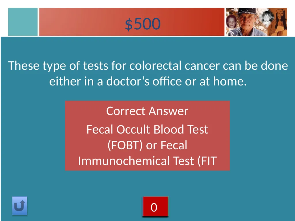 Cancer Types Jeopardy Instructions Click on the - slide 13 of 37