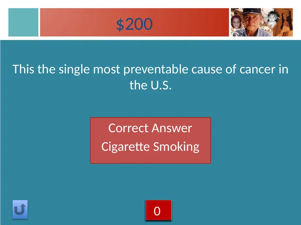 Cancer Types Jeopardy Instructions Click on the - slide 15 of 37