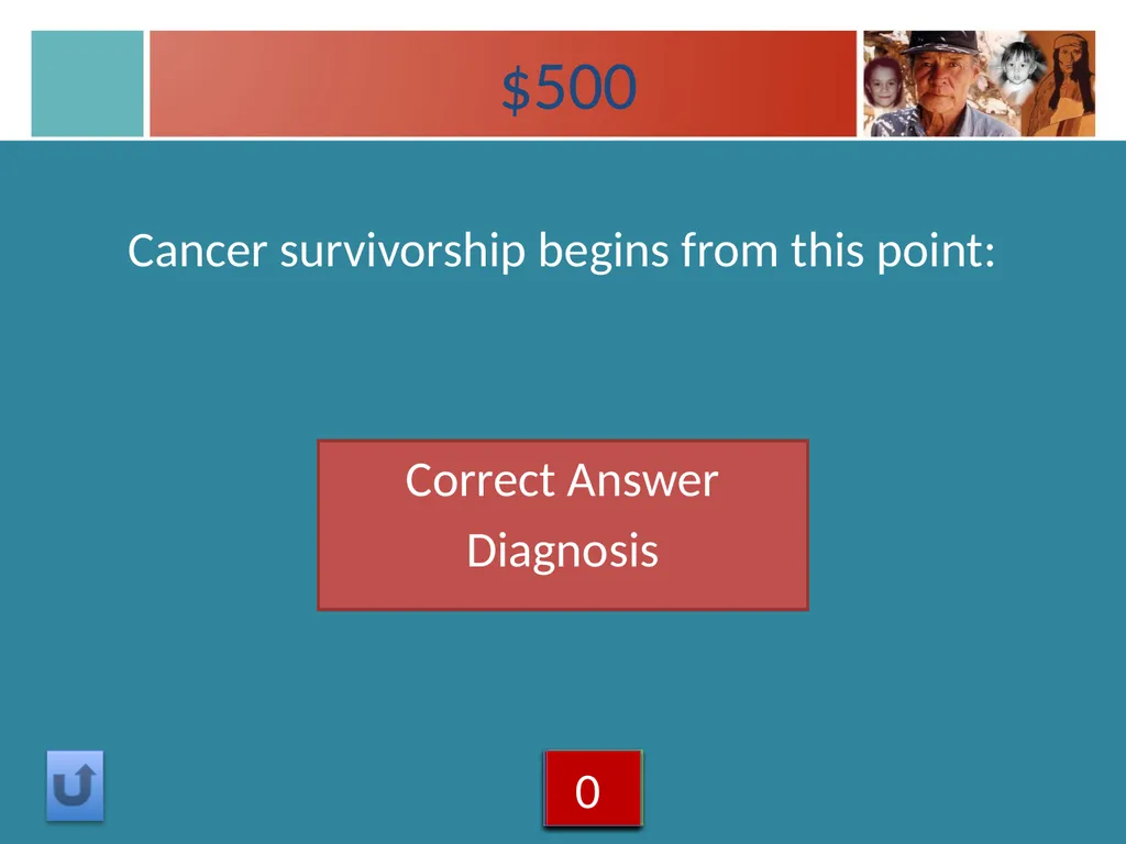 Cancer Types Jeopardy Instructions Click on the - slide 24 of 37