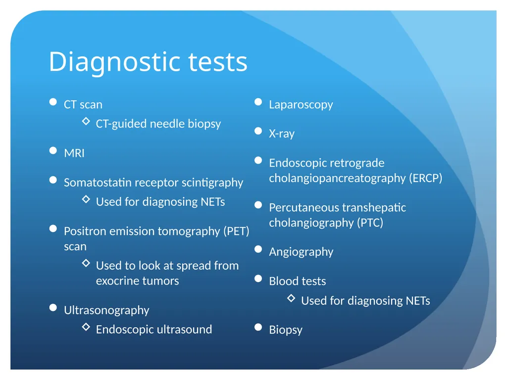 Pancreatic cancer By Linda Sircy Where is the - slide 10 of 19