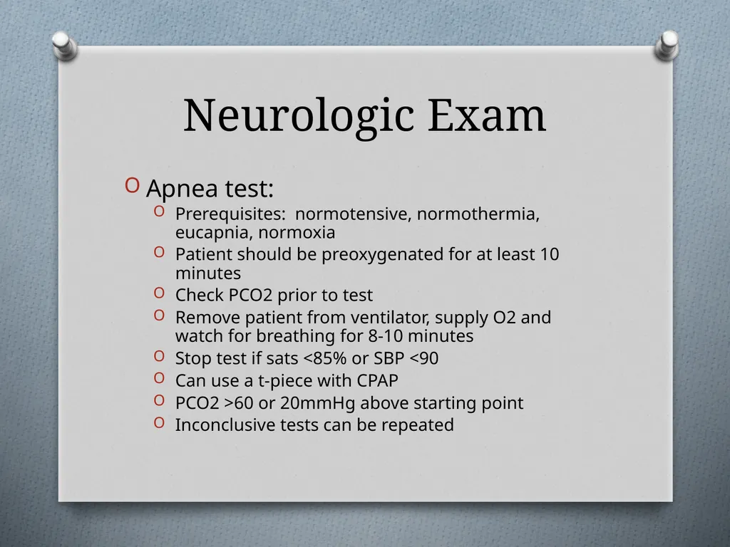 Coma and Brain Death Objectives Define Coma and - slide 12 of 14