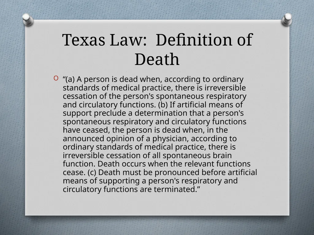 Coma and Brain Death Objectives Define Coma and - slide 6 of 14