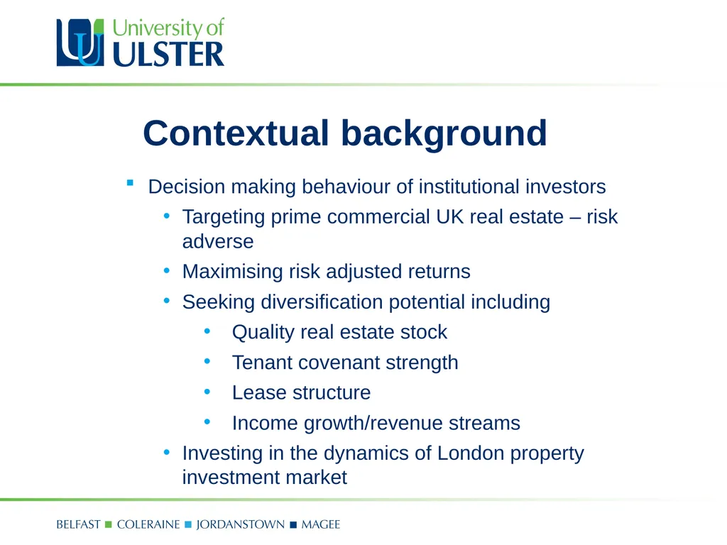Prime versus Secondary Real Estate – No guts No - slide 5 of 24