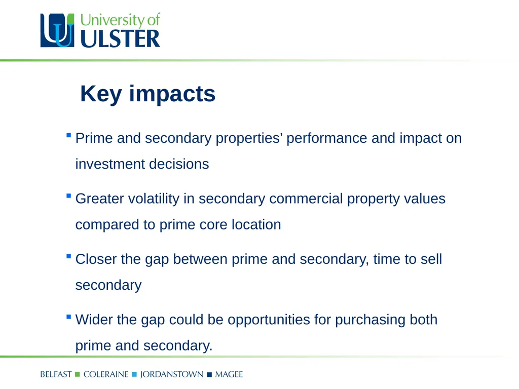 Prime versus Secondary Real Estate – No guts No - slide 23 of 24