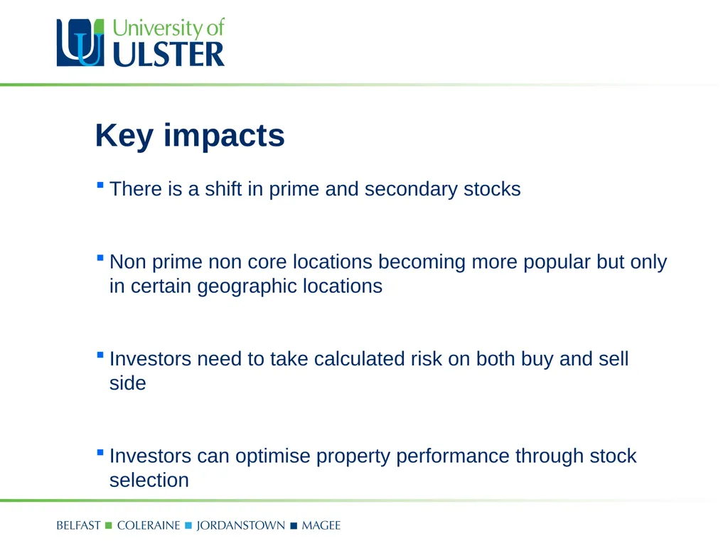 Prime versus Secondary Real Estate – No guts No - slide 24 of 24