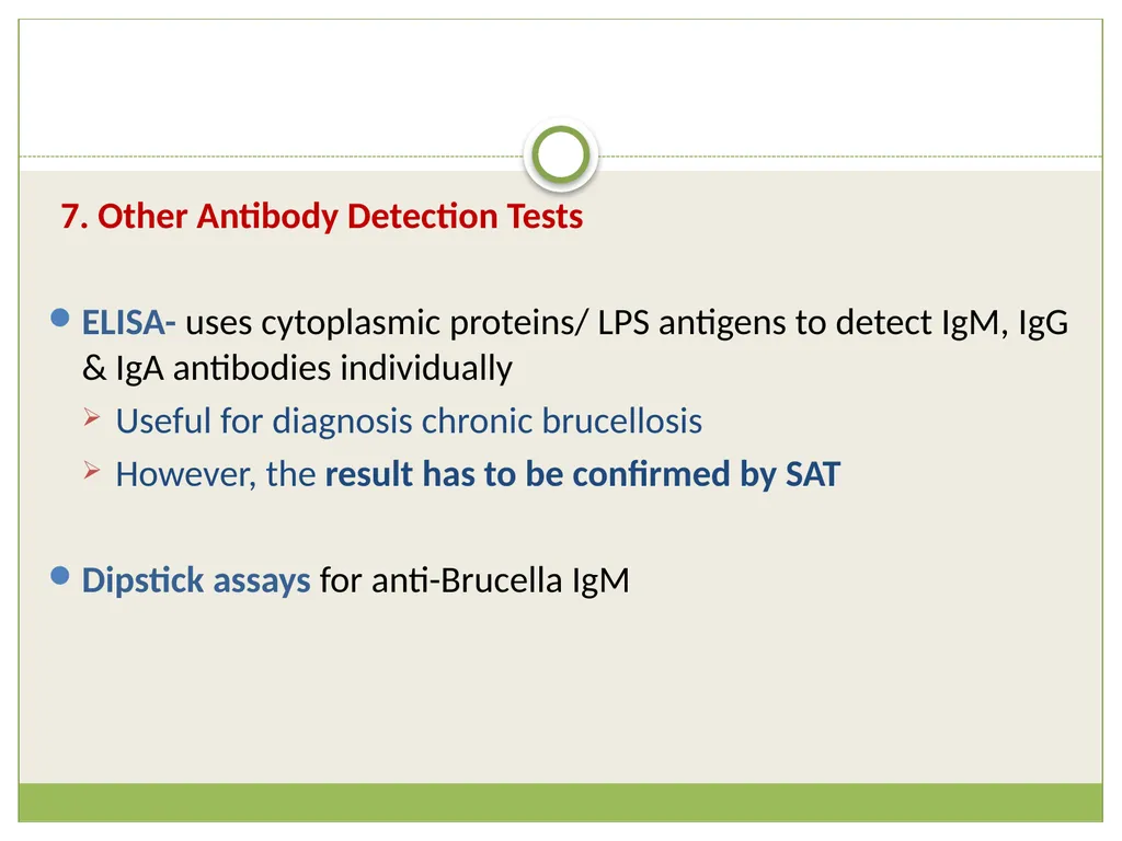 Brucellosis Introduction Brucella is an obligate - slide 23 of 29