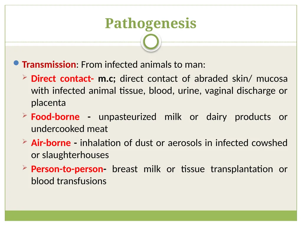 Brucellosis Introduction Brucella is an obligate - slide 6 of 29