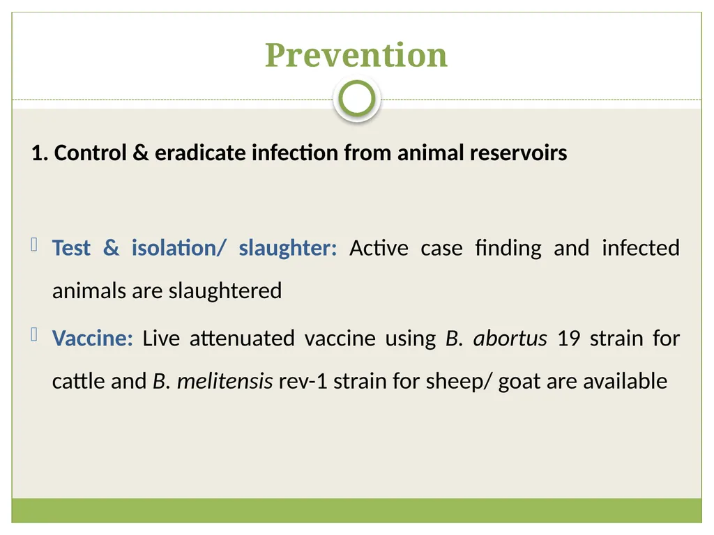 Brucellosis Introduction Brucella is an obligate - slide 27 of 29
