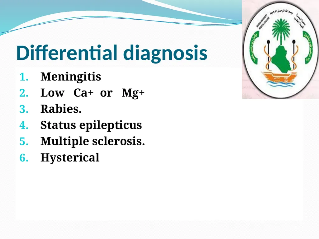Learning objectives of Brucellosis lectures : - slide 18 of 21