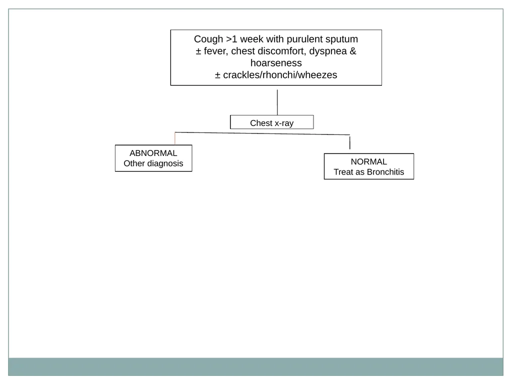 ACUTE BRONCHITIS CLINICAL PATHWAY CLINICAL - slide 6 of 9