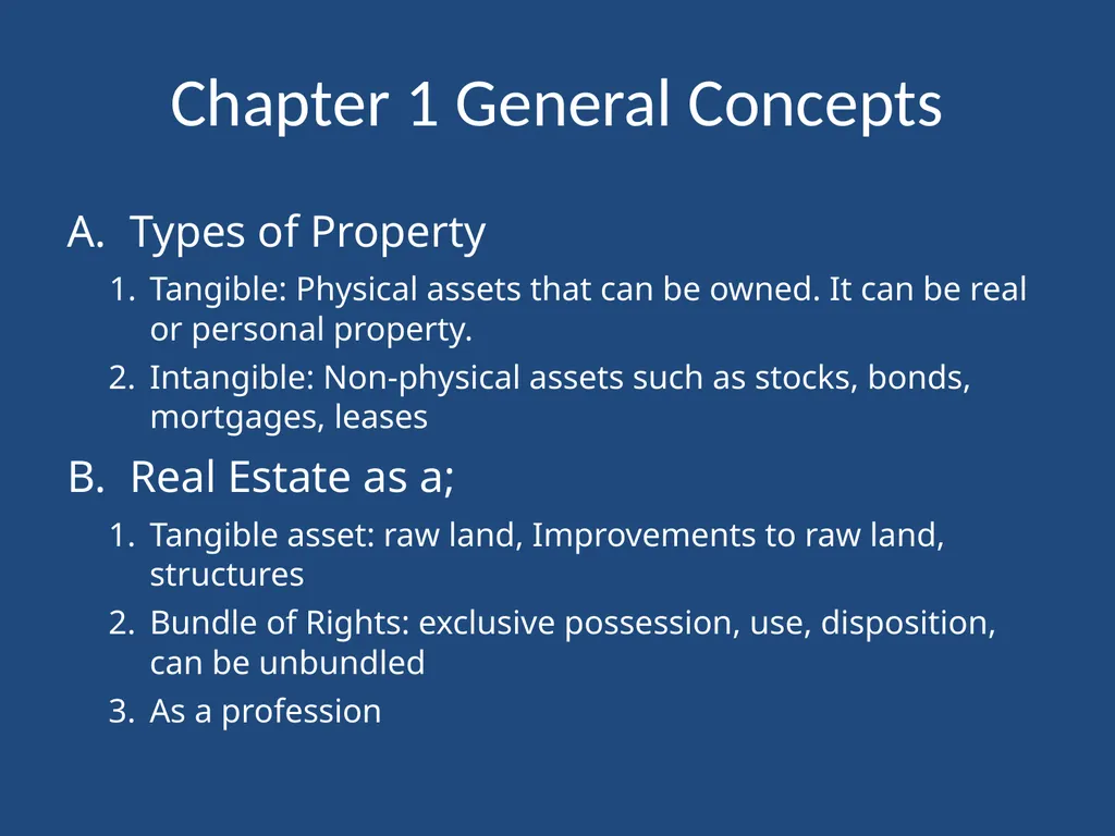 Chapter 1 The Nature of Real Estate and Real - slide 11 of 24