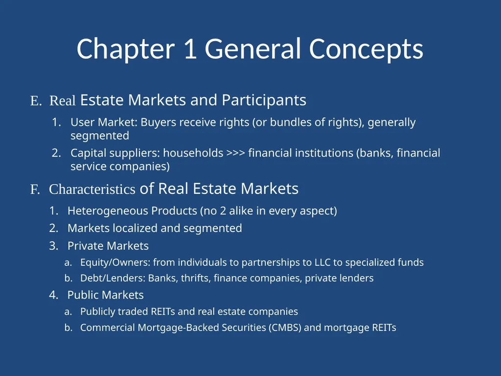 Chapter 1 The Nature of Real Estate and Real - slide 13 of 24