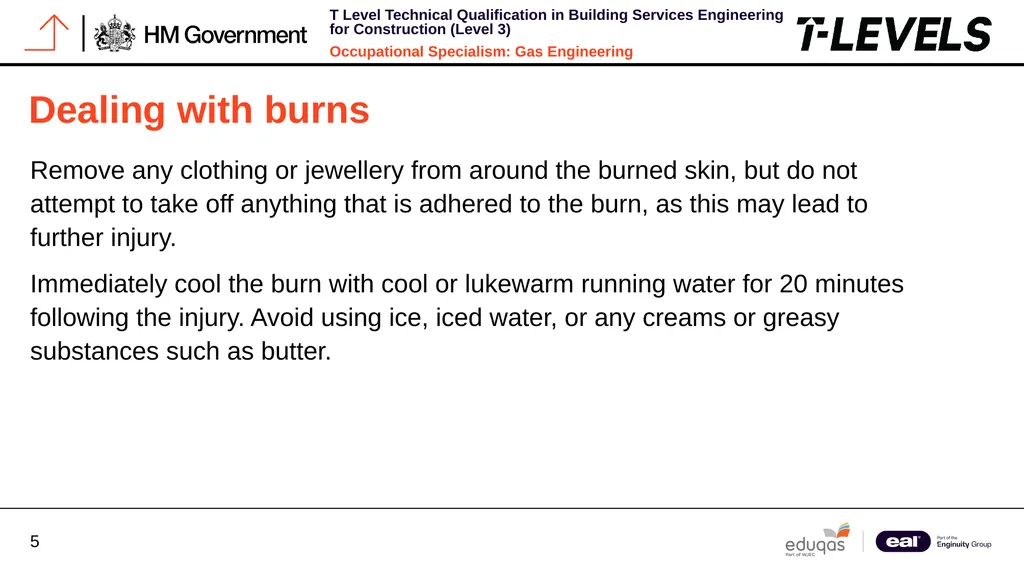 Occupational Specialism: Gas Engineering K1.1 - slide 5 of 14