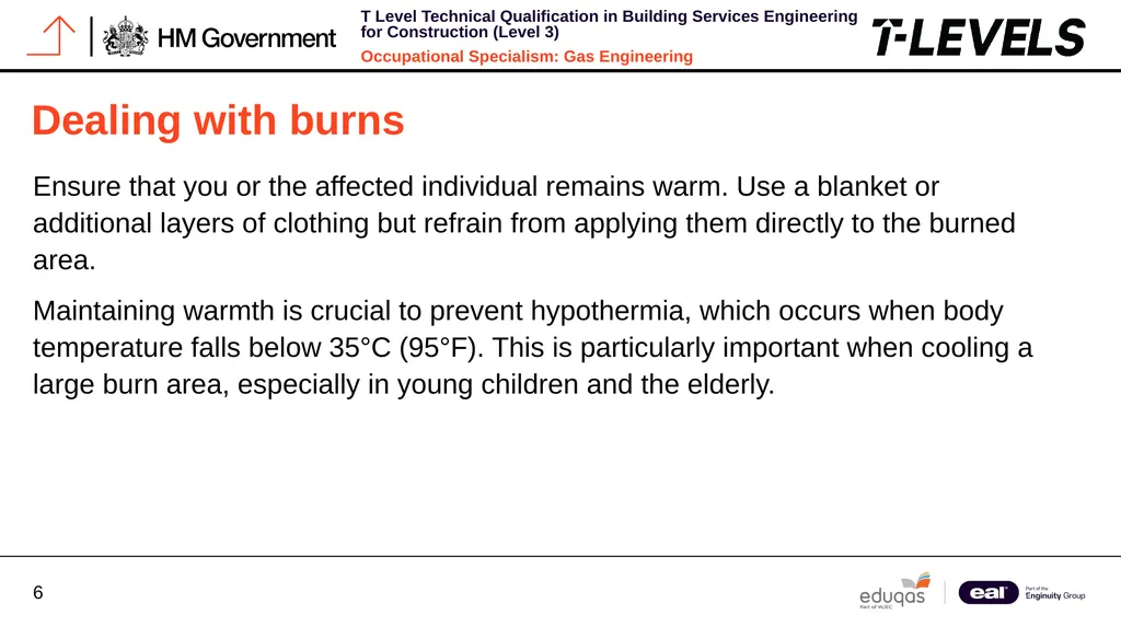 Occupational Specialism: Gas Engineering K1.1 - slide 6 of 14