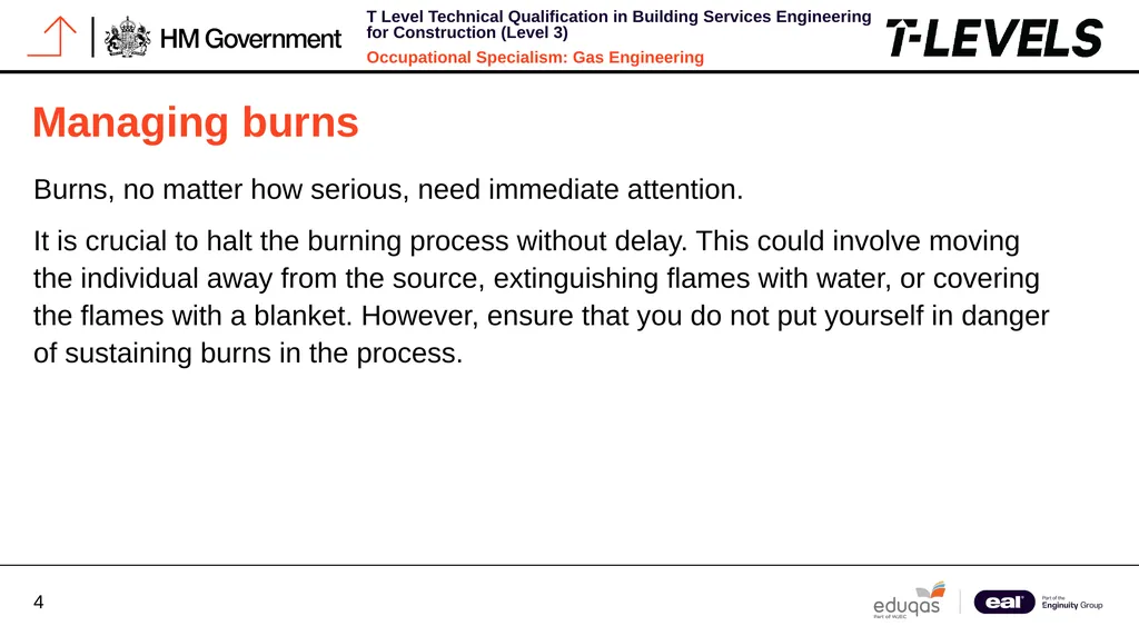 Occupational Specialism: Gas Engineering K1.1 - slide 4 of 14
