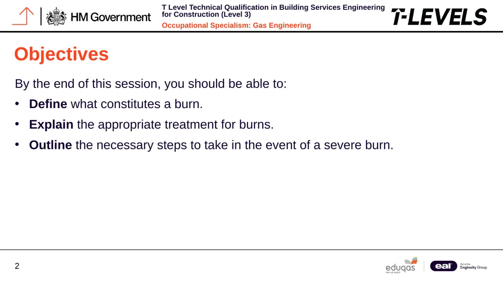 Occupational Specialism: Gas Engineering K1.1 - slide 2 of 14