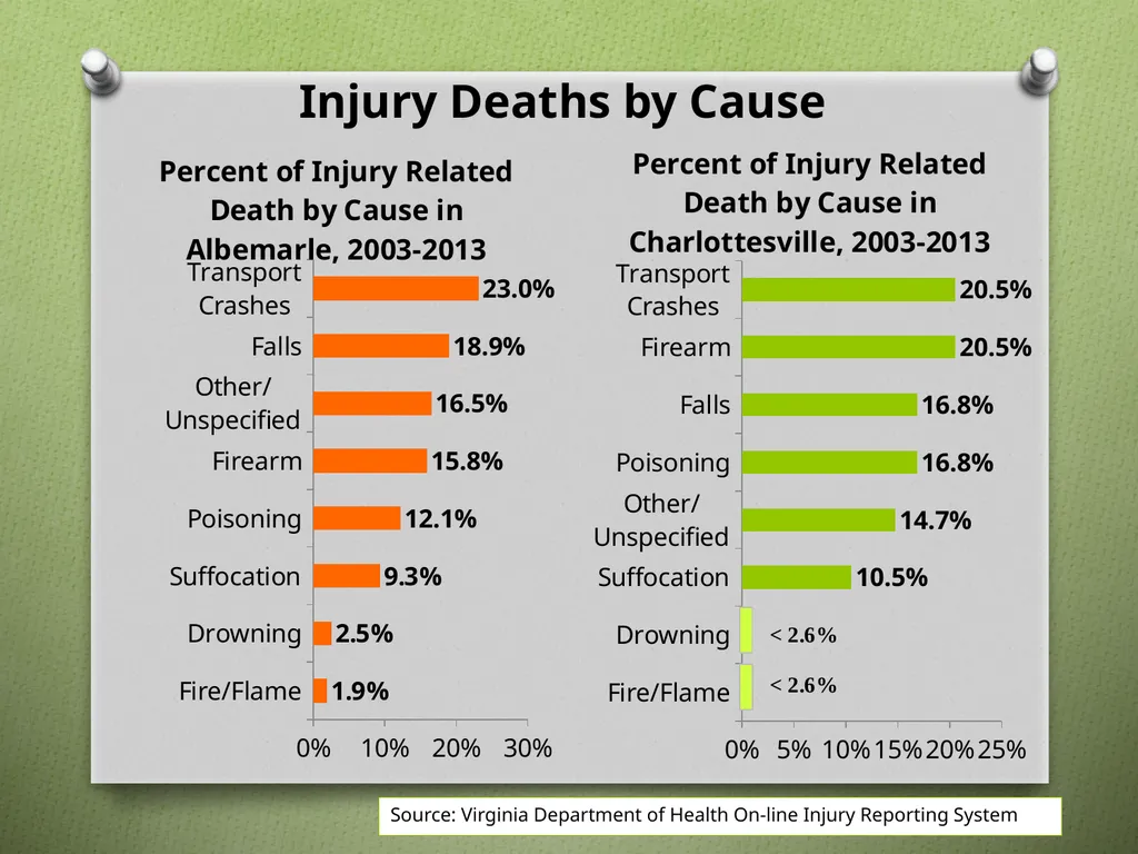 Unintentional Injury Injury Hospitalizations by - slide 6 of 13