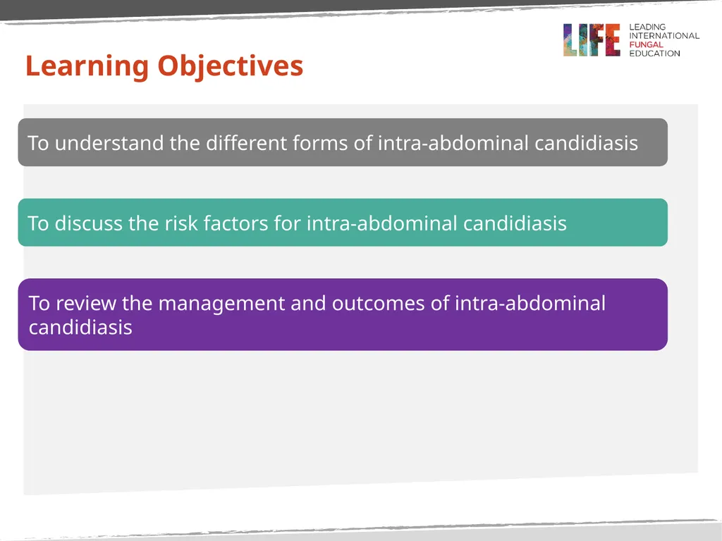 Intra-Abdominal Candidiasis, Candida peritonitis - slide 2 of 15