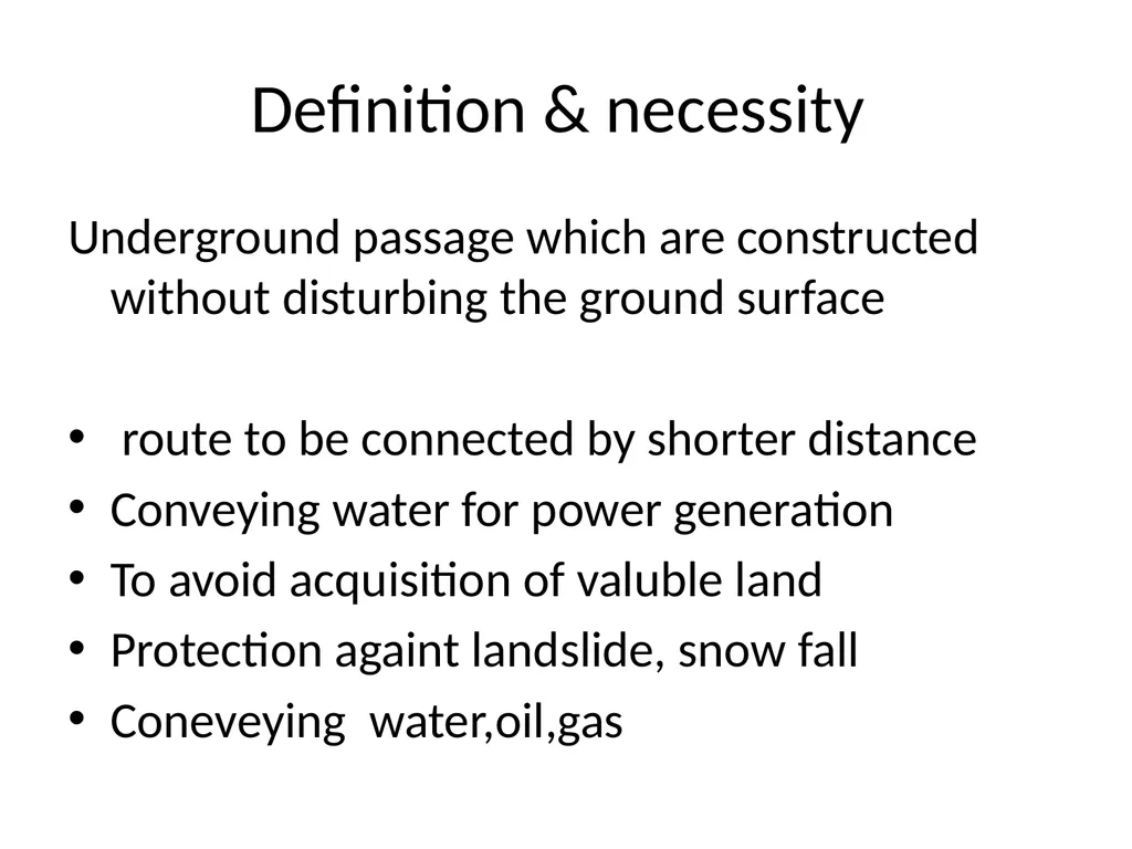 Tunnel engineering Visit for more Learning - slide 2 of 10
