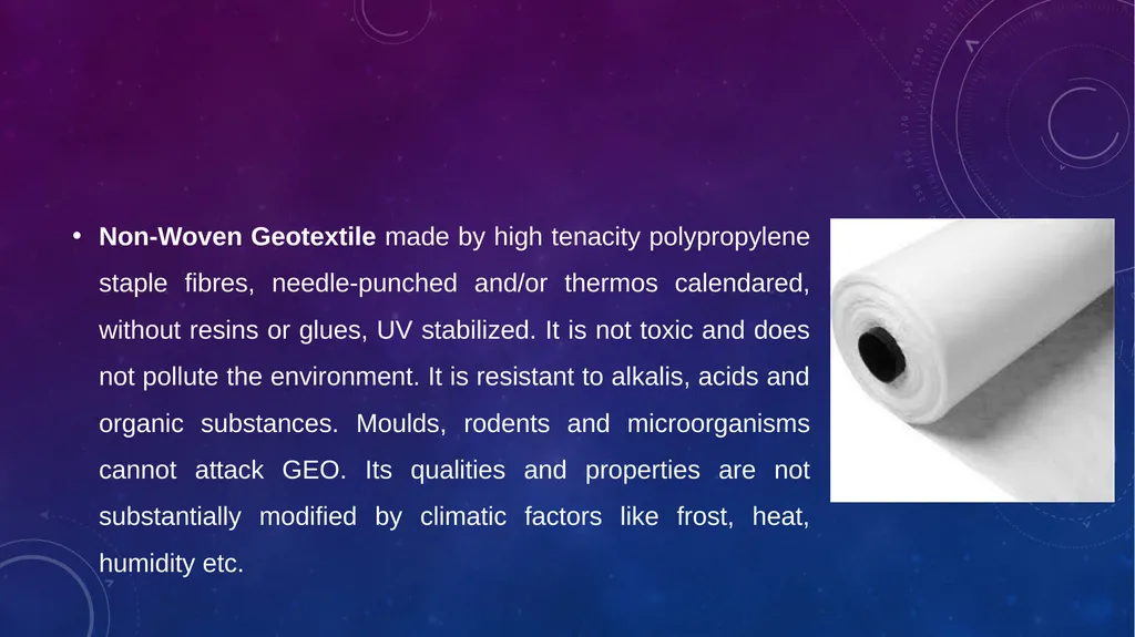 Geotextile & PVC MEMBRANE for TUNNEL Waterproofing - slide 2 of 12