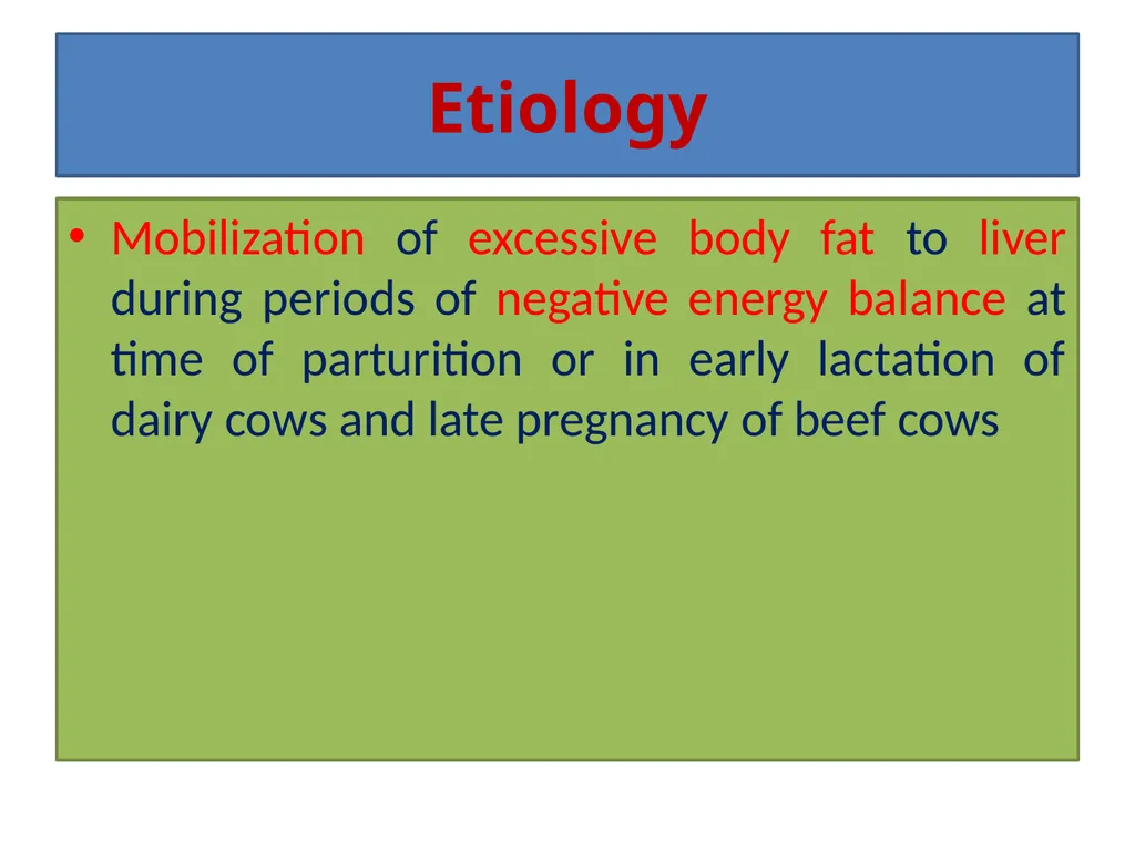 Fat Cow Syndrome Dr. Vivek Kr. Singh Assistant - slide 4 of 10
