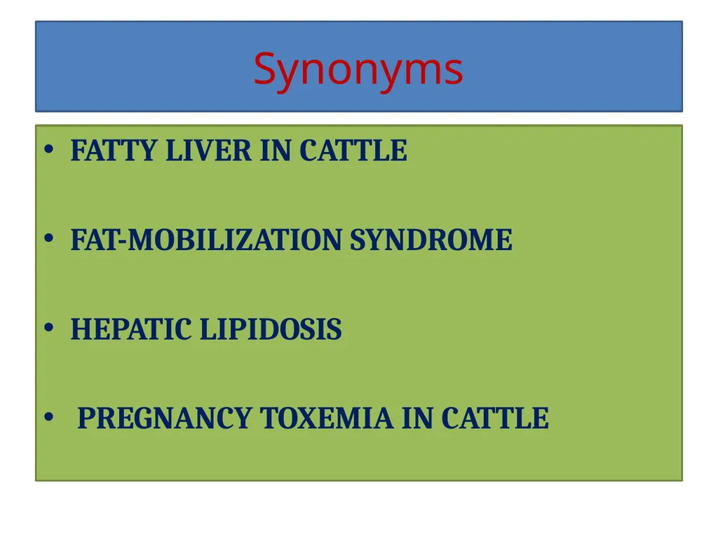 Fat Cow Syndrome Dr. Vivek Kr. Singh Assistant - slide 2 of 10