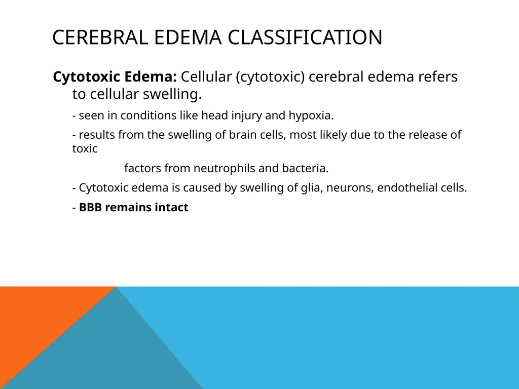 Cerebral Edema Yikes! Jameson E. Crumb, PA-C What - slide 7 of 28