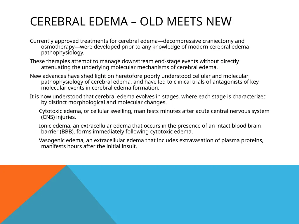 Cerebral Edema Yikes! Jameson E. Crumb, PA-C What - slide 3 of 28