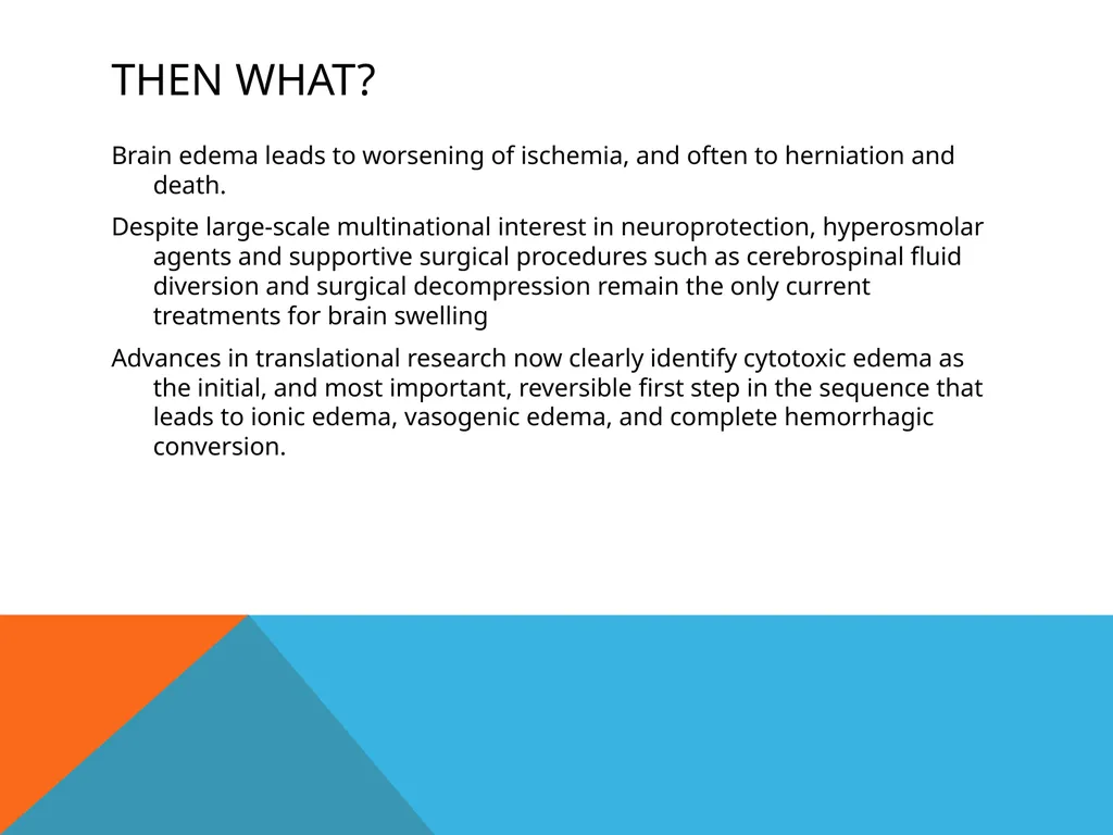 Cerebral Edema Yikes! Jameson E. Crumb, PA-C What - slide 15 of 28