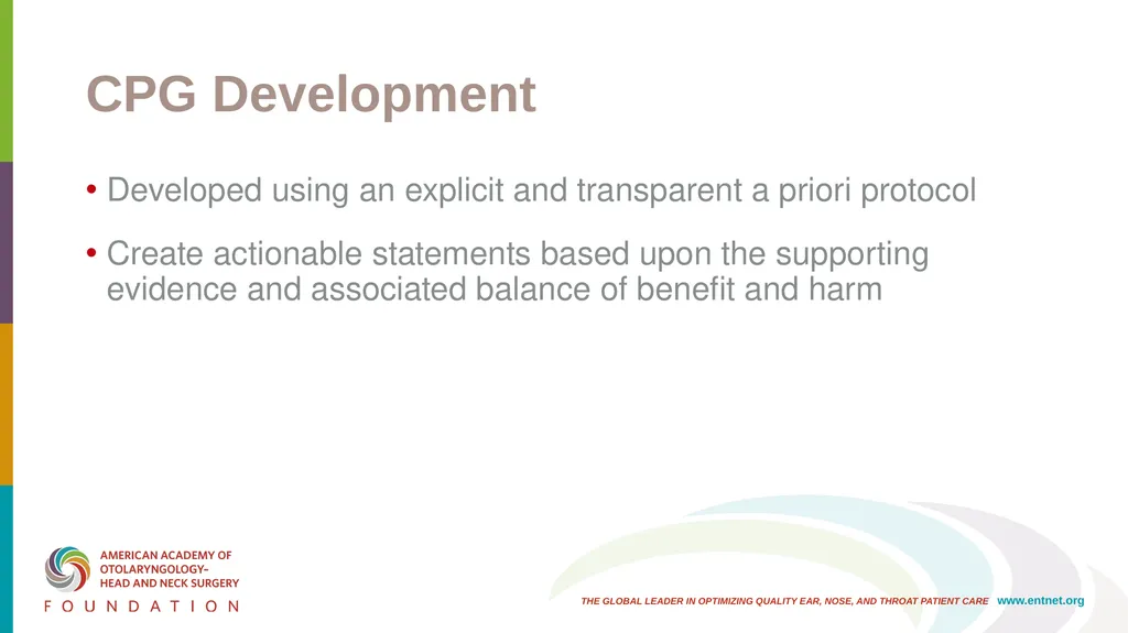 AAO-HNSF Clinical Practice Guideline: Bell’s Palsy - slide 8 of 48