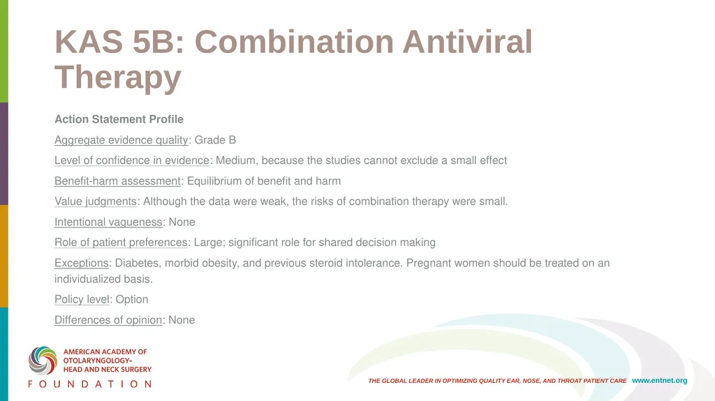 AAO-HNSF Clinical Practice Guideline: Bell’s Palsy - slide 25 of 48
