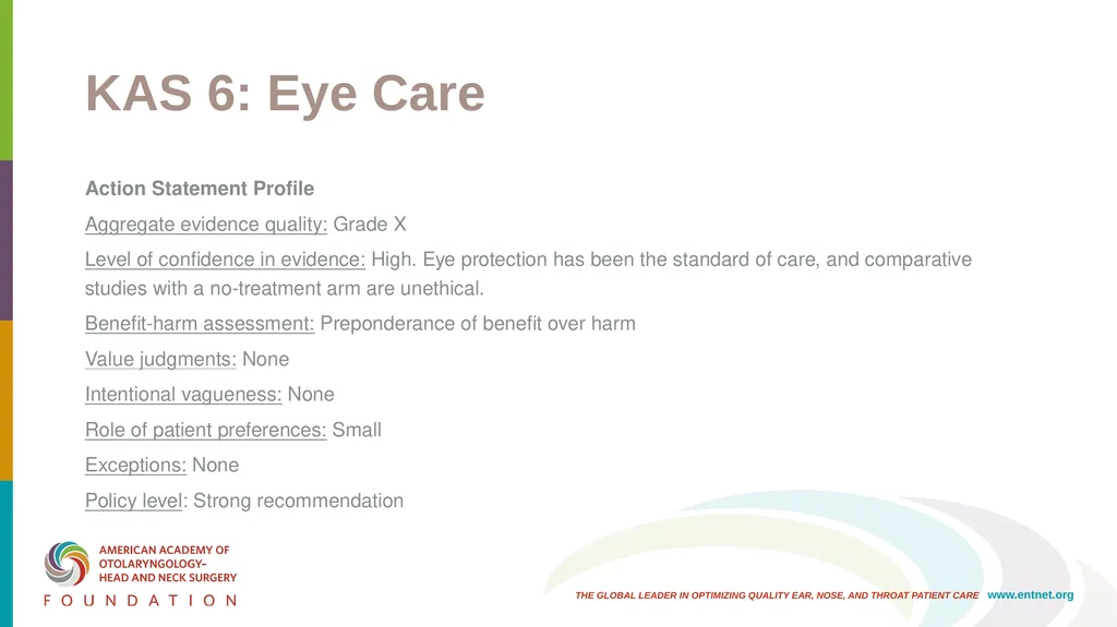 AAO-HNSF Clinical Practice Guideline: Bell’s Palsy - slide 27 of 48