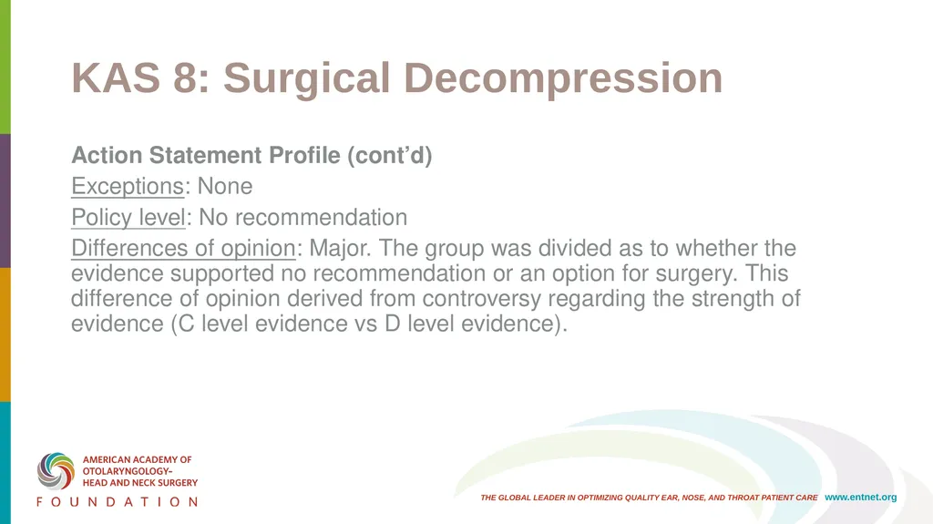 AAO-HNSF Clinical Practice Guideline: Bell’s Palsy - slide 34 of 48
