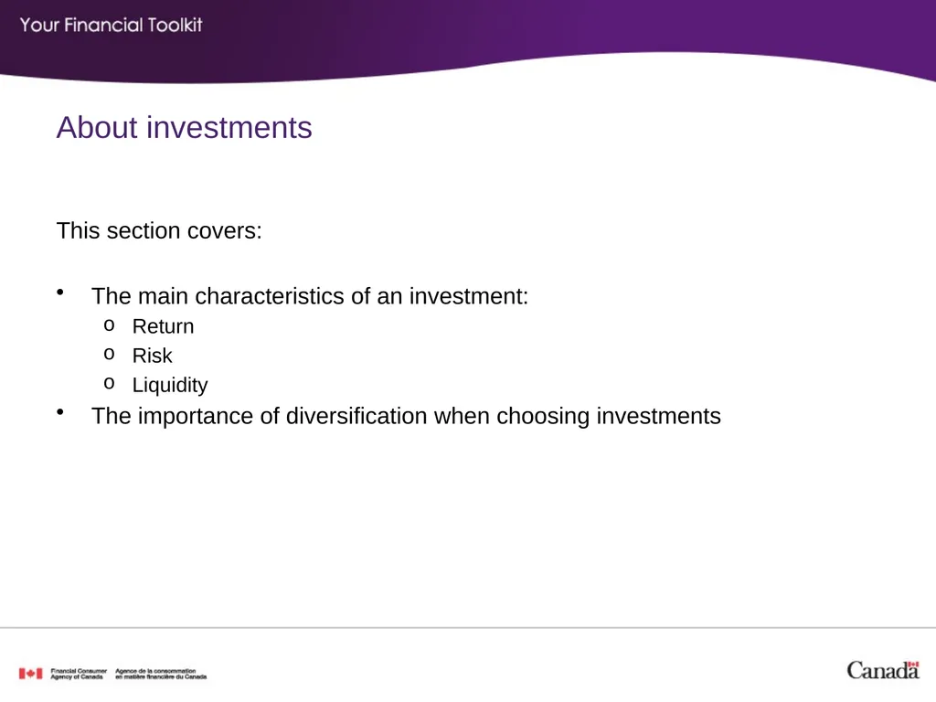 Investing Agenda Start time: _____ Break time: - slide 14 of 42