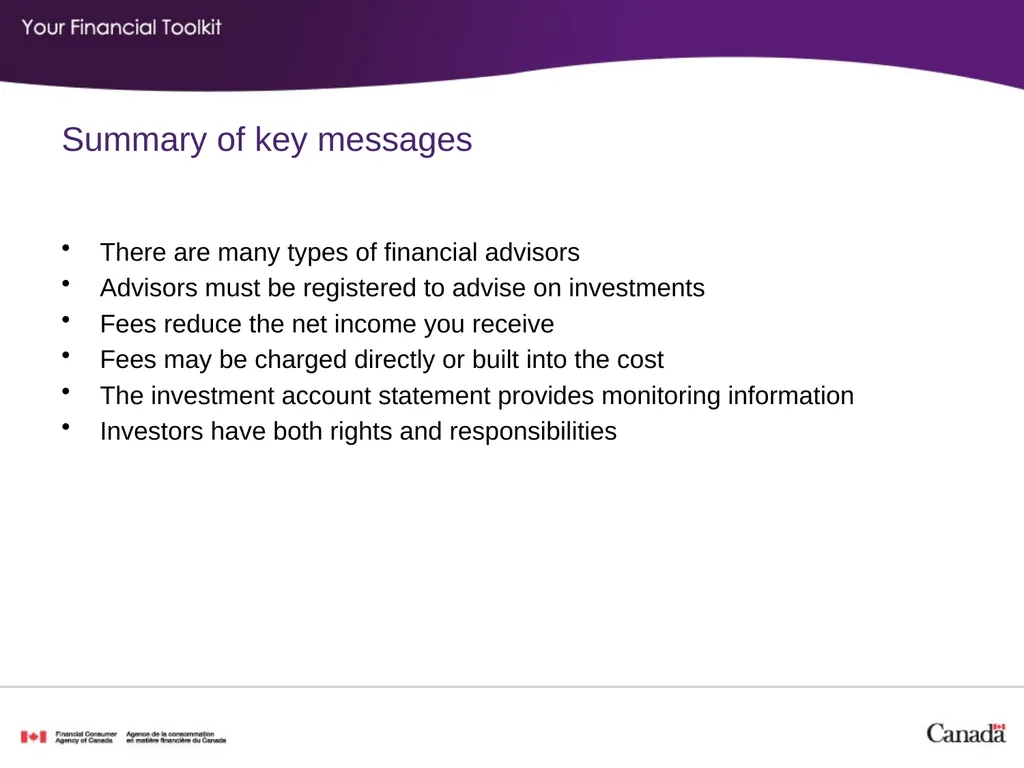 Investing Agenda Start time: _____ Break time: - slide 33 of 42