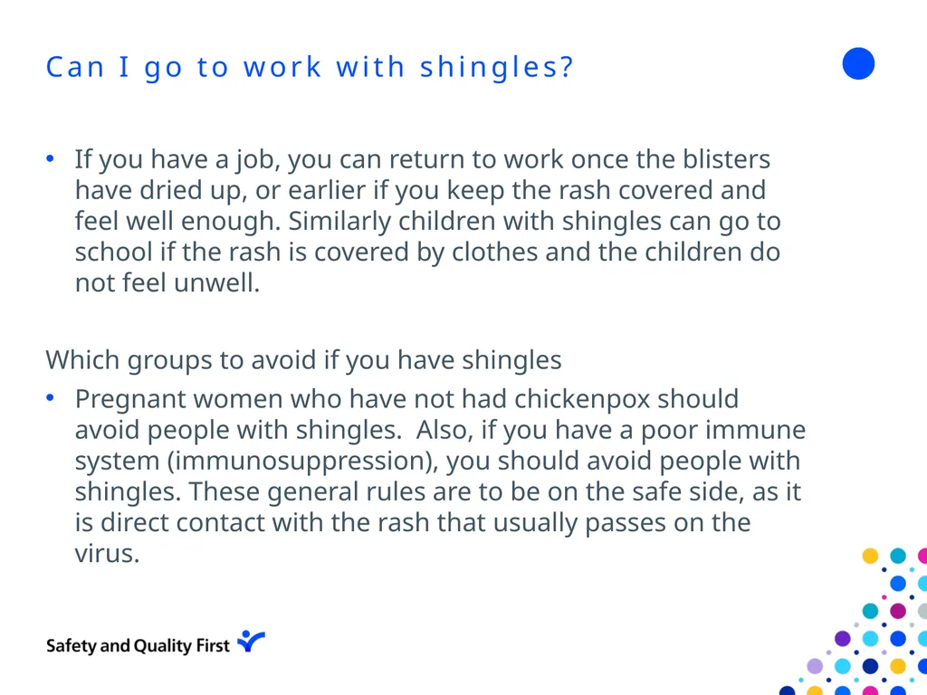 Shingles June 2022 Clair Stokes Infection - slide 7 of 24