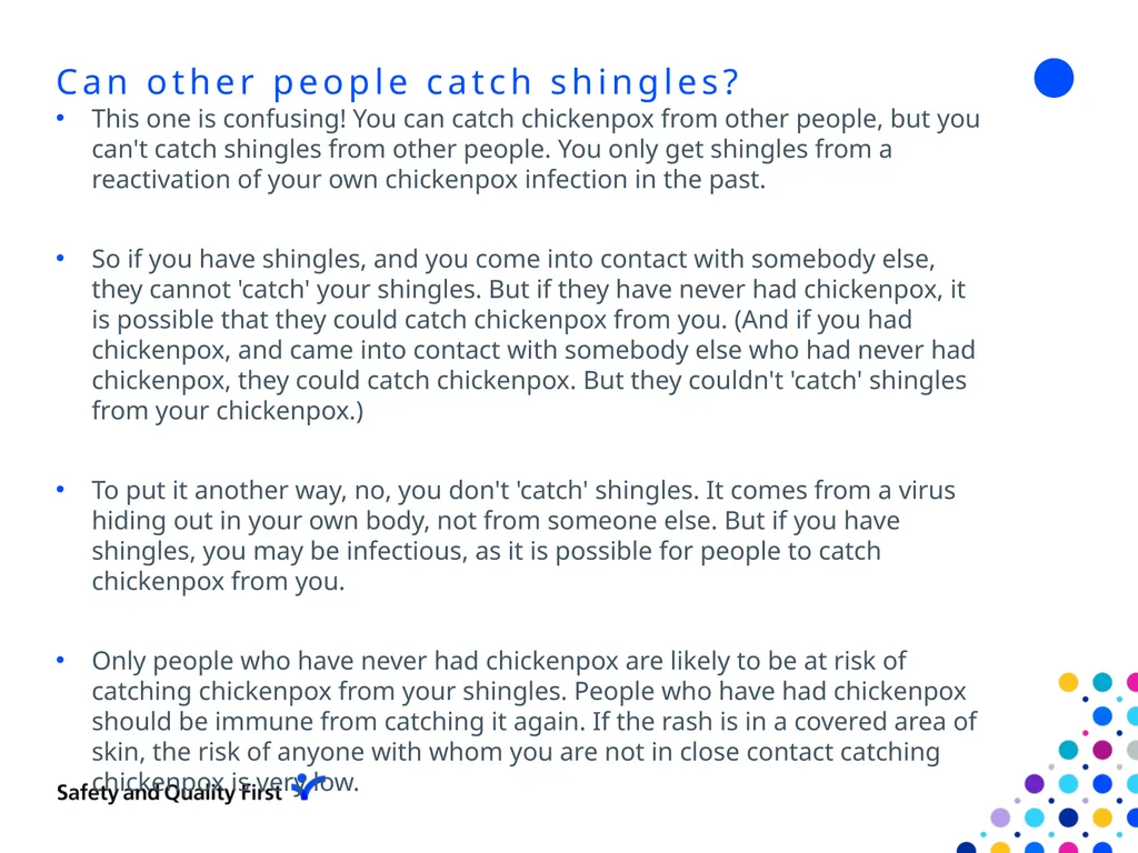 Shingles June 2022 Clair Stokes Infection - slide 8 of 24